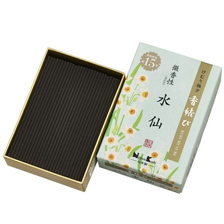 日本香堂－－－香結系列(少煙微香)水仙/藤花/金木樨/白木蓮-規格圖4