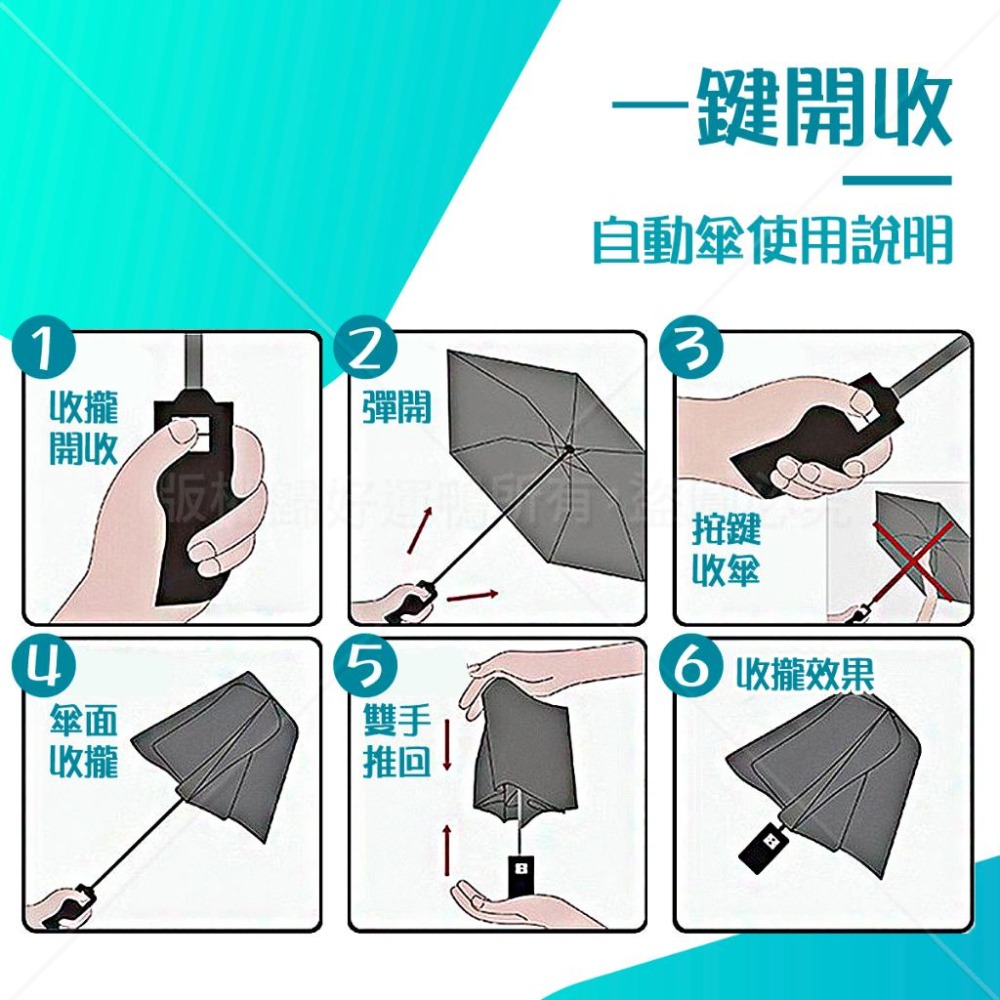 自動傘 自動摺疊傘 10骨自動傘 UV自動傘 雨傘 十骨自動傘 晴雨傘 太陽傘 防潑水-細節圖8