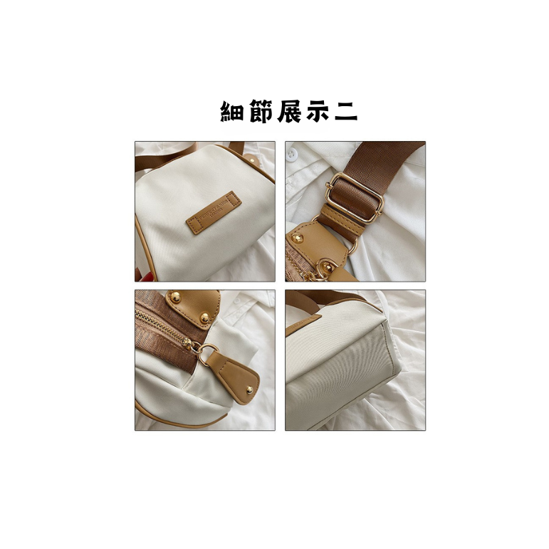 【包羅萬品】貝殼包 休閒包 女斜挎單肩包 百搭款   白色【現貨】不用等唷-細節圖7