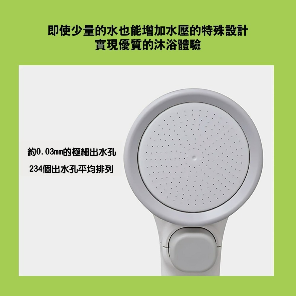 【CERAX 洗樂適衛浴】日本Takagi 低水壓適用蓮蓬頭 附止水開關、省水、淋浴、花灑(JSB012)-細節圖3