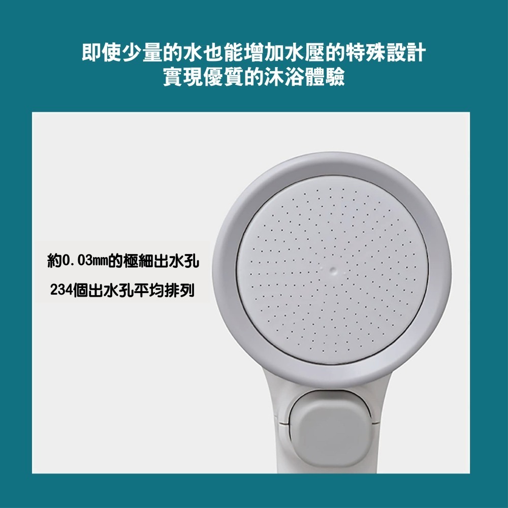 【CERAX 洗樂適衛浴】日本takagi 低水壓適用蓮蓬頭附止水開關、省水、淋浴、花灑(JSB022AS)-細節圖3