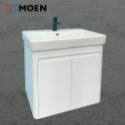 【CERAX 洗樂適衛浴】美國第一暢銷品牌MOEN 60公分一體瓷盆浴櫃組+摩恩黑色/鉻色面盆龍頭(SW51561)-規格圖7