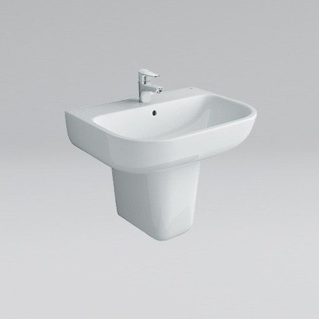 【CERAX 洗樂適衛浴】日本第一衛浴品牌INAX衛浴、60CM腳柱型面盆(AL-298VFC+L-298VC)