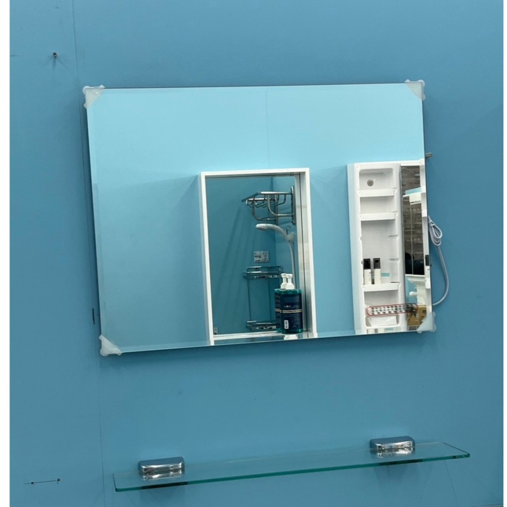 【CERAX 洗樂適衛浴】LT-800-6 除霧鏡 橫掛60*45 明鏡 浴室鏡子 衛浴 浴鏡 鏡子 化妝鏡-細節圖3