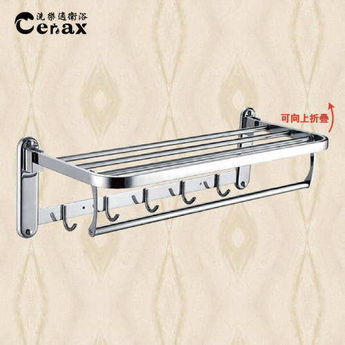 【CERAX 洗樂適衛浴】304不鏽鋼電鍍 活動置物放衣架、置衣架(ST-F-12)