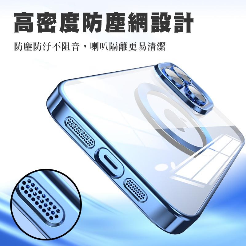 自帶鏡頭 新升級 Magsafe 磁吸手機殼 防摔殼 保護殼 適用於iPhone 14 13 12 Pro max-細節圖3