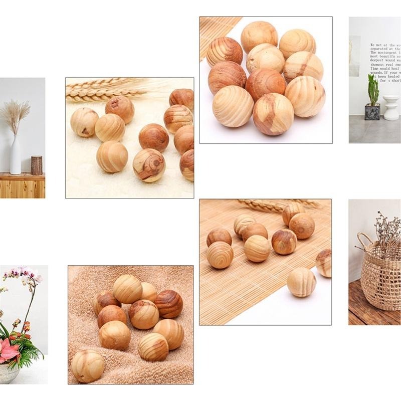 【台灣現貨】原木製作 天然樟木丸 天然芳香 除臭 樟腦球 樟樹 樟腦球 樟木球 香薰木球 樟腦球 防霉防蛀防蟲 香樟木球-細節圖5