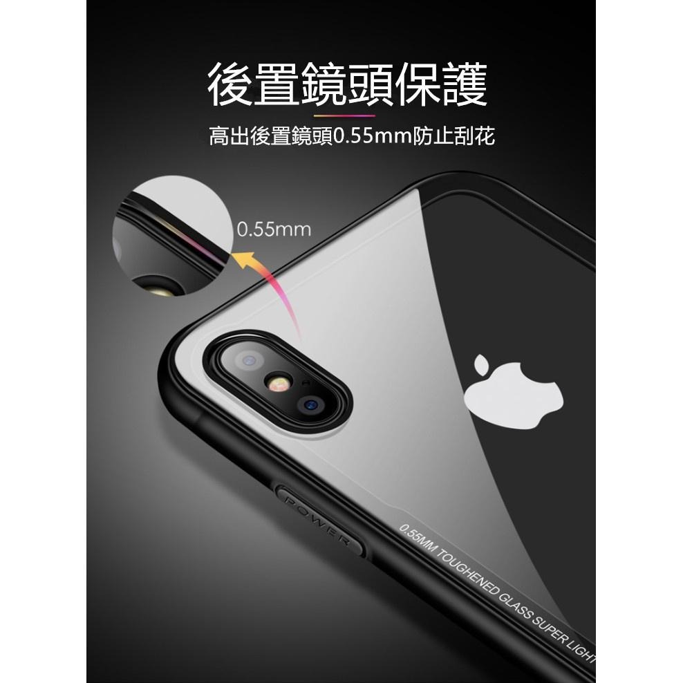 玻璃殼 防摔手機殼適用iPhone12 11 Pro Max 12 SE2 XR XS X i8 i7 Plus i11-細節圖4