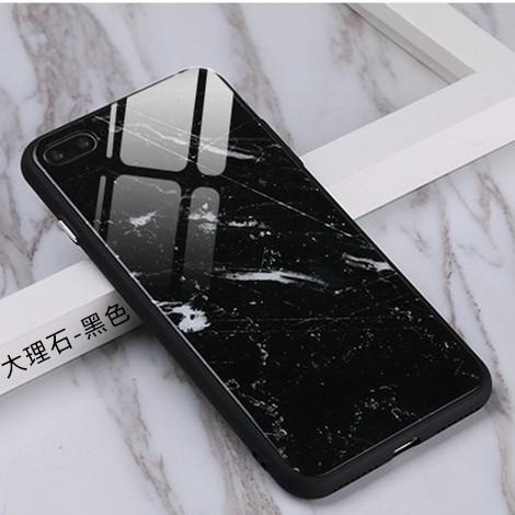 大理石玻璃殼 手機殼適用iPhone11 Pro Max XR X XS iPhone8 Plus i11 i8 SE2-細節圖2