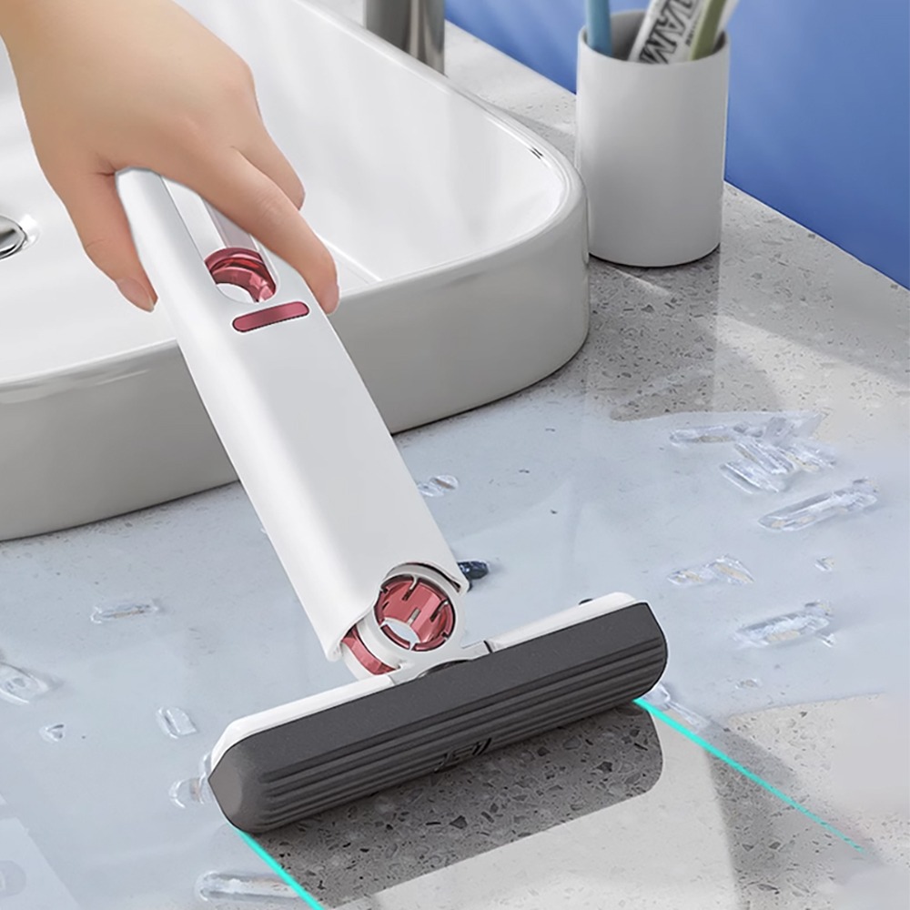 【台灣現貨免運 迷你小拖把】迷你海綿拖 迷你拖把 桌面迷你小拖把 迷你便攜式小拖把 免手洗拖把 小拖把 零死角拖把-細節圖2