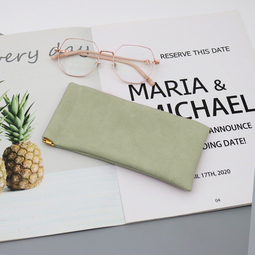 眼鏡收納袋(綠色)