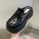 [Shoes.seoul]東大門空運 韓國代購 實拍 5.5cm (部份現貨)😎質感超好 厚底鞋 半拖鞋 0257-規格圖9