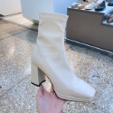 [Shoes.seoul]東大門空運 韓國代購 實拍 高跟 中筒靴 短靴 8056-規格圖7