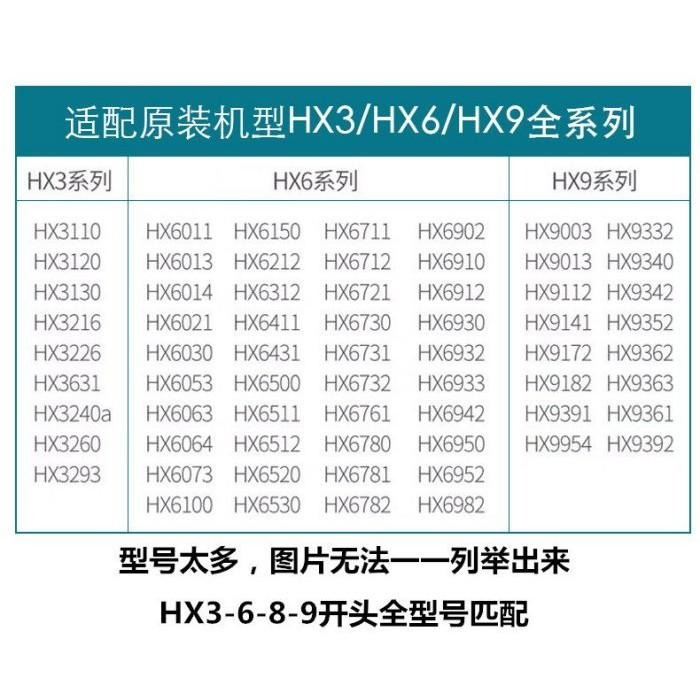 飛利浦PHILIPS 原廠Sonicare 標準刷頭HX6013  3支組 HX6068 四支組(原廠盒裝)-細節圖3