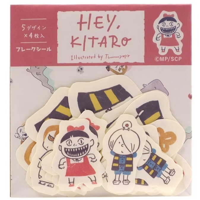 【預購】KITERA 紀寺商事 Hey, KITARO 鬼太郎系列 紙膠帶/便條紙/貼紙包-細節圖7