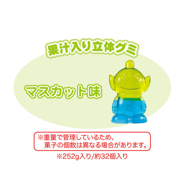 HEART 4D 軟糖 GUMMY 三眼怪造型 哈麝香葡萄口味-細節圖2