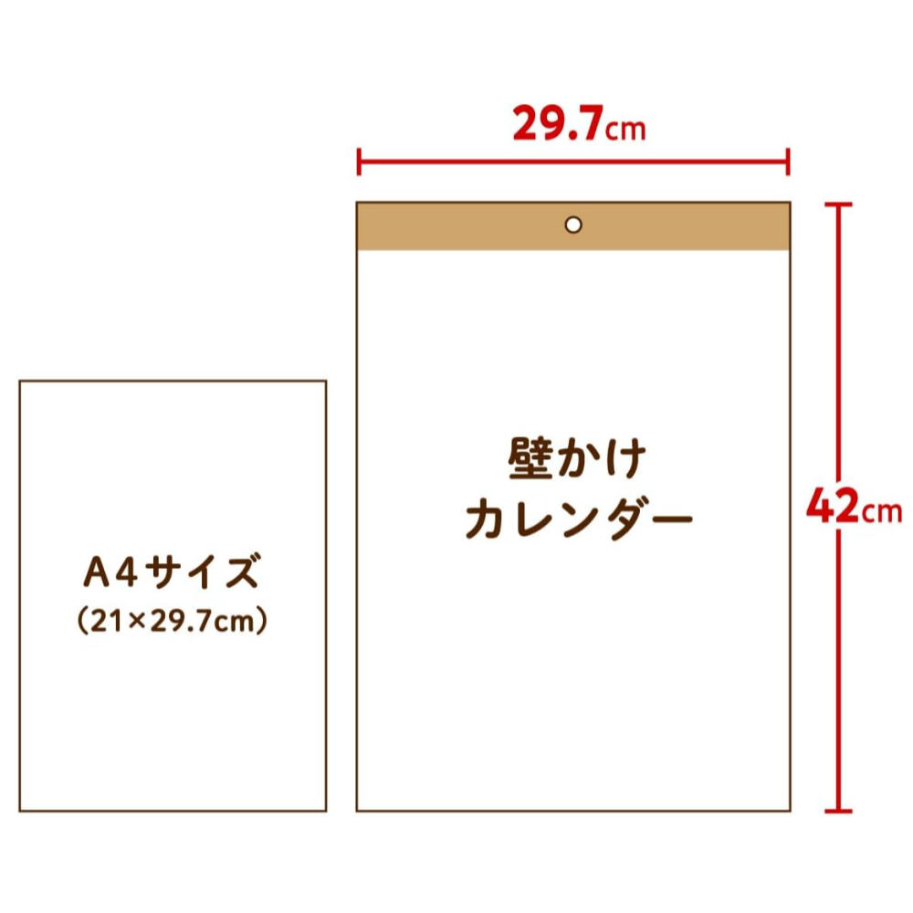 【mizutama】2024手繪插圖 壁掛月曆-細節圖5