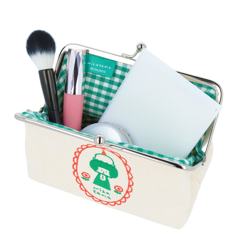 MIZUTAMA x SUNSTAR 刺繡金口筆袋-細節圖4