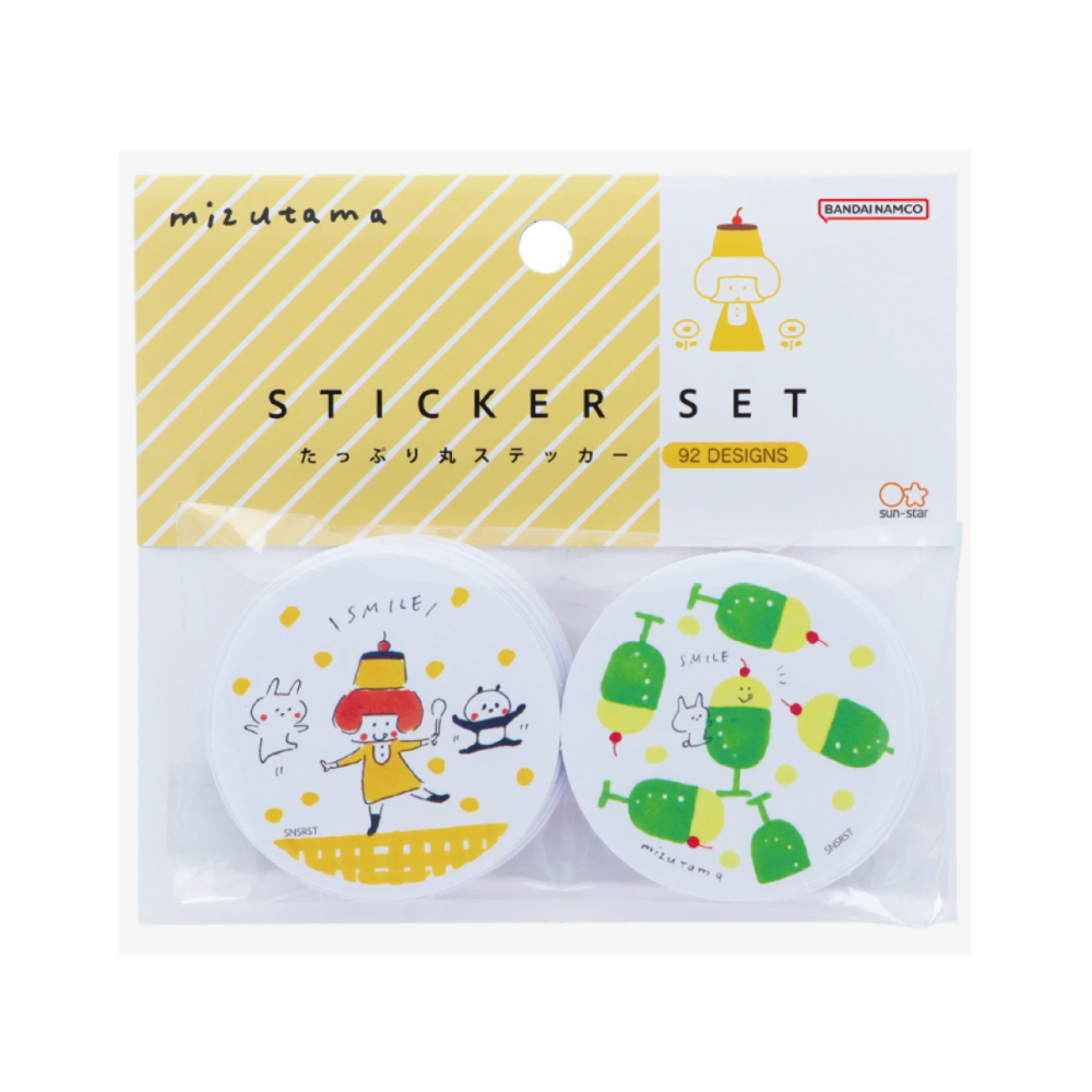 MIZUTAMA x SUNSTAR 大容量圓形貼紙包-細節圖3