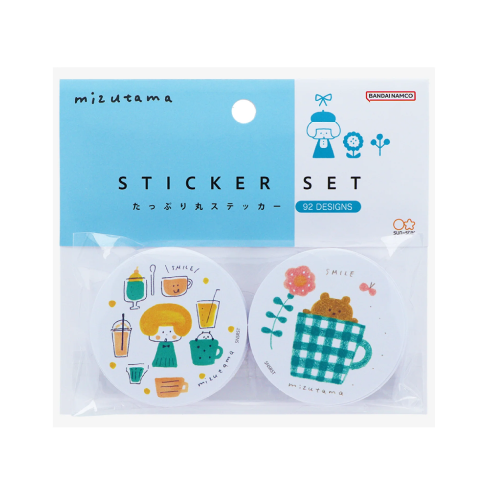 MIZUTAMA x SUNSTAR 大容量圓形貼紙包-細節圖7