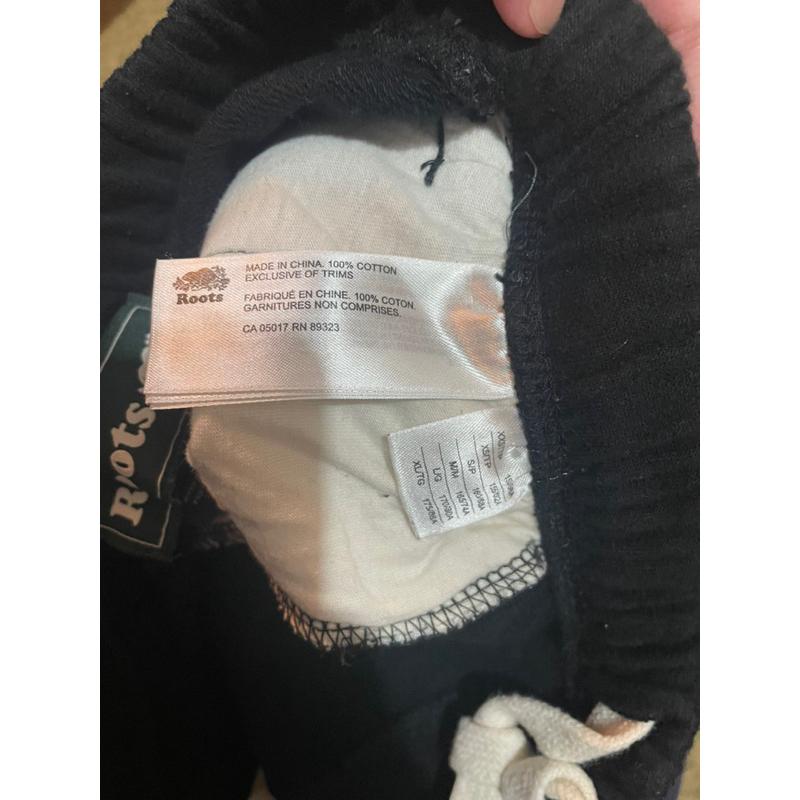 roots 黑色7分褲-細節圖4
