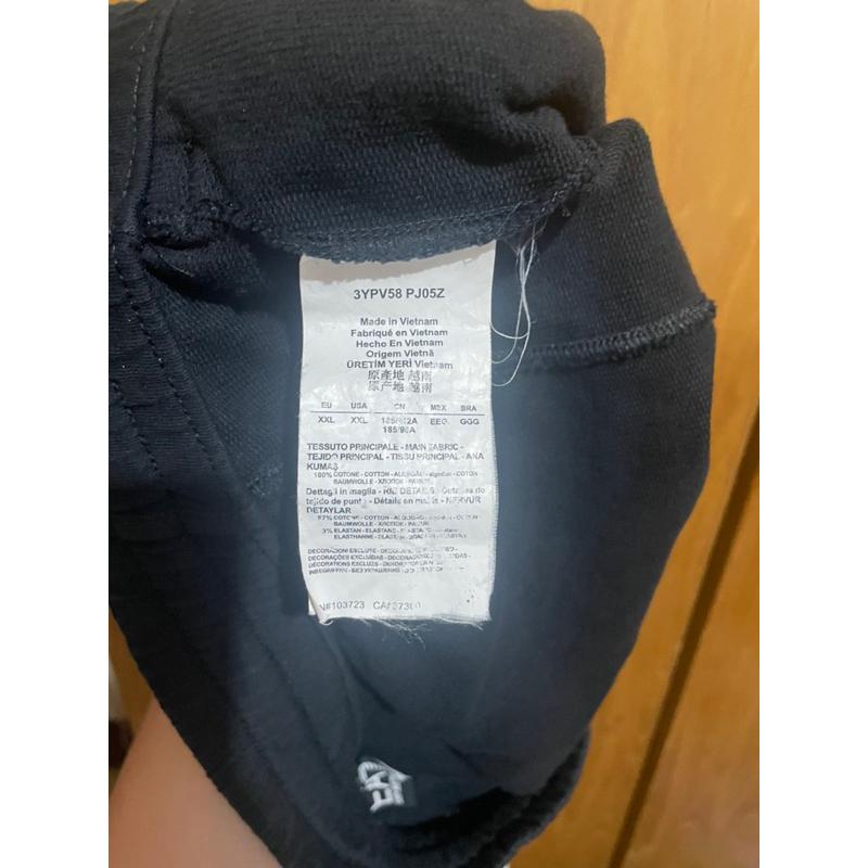 Emporio Armani EA7 黑色棉褲-細節圖4