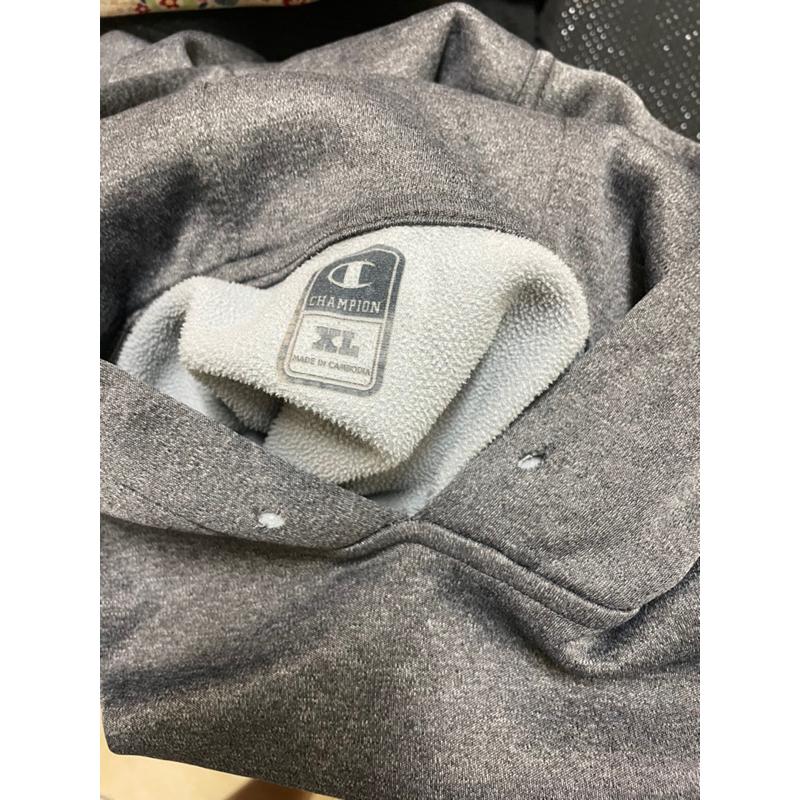 champion 灰色帽T-細節圖2