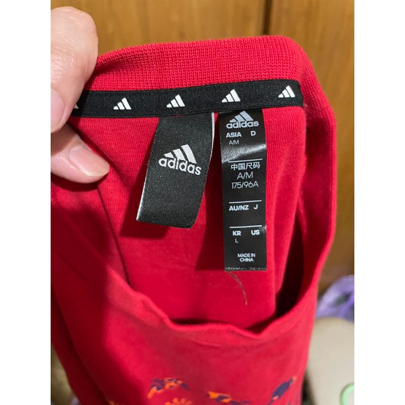 adidas 中國風 大學T-細節圖3