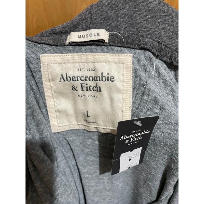 A&F 灰色連帽外套-細節圖4