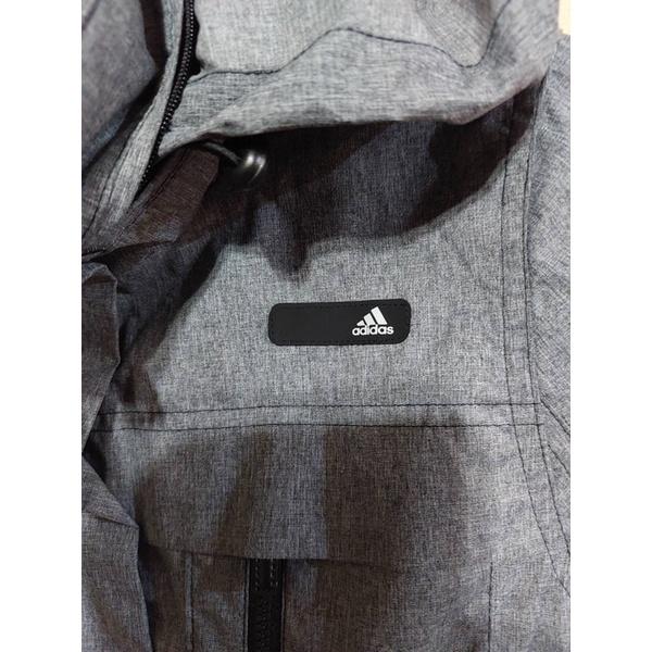 adidas 灰色 女連帽外套-細節圖3