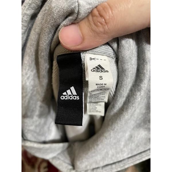 adidas 灰色帽T-細節圖3