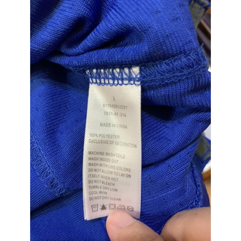 Nike Air Force 運動上衣 藍色上衣-細節圖4