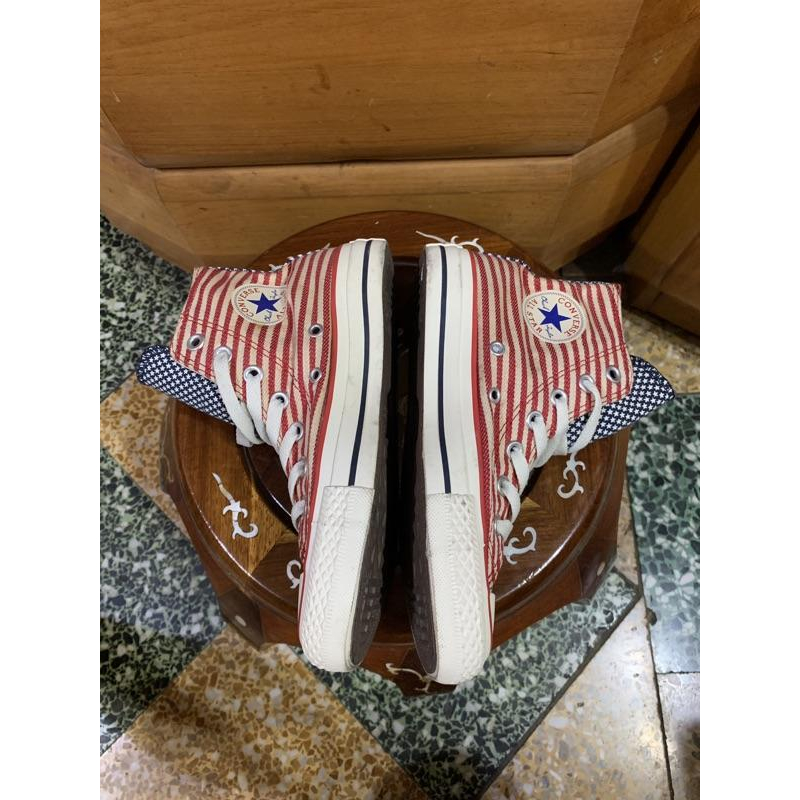 Converse All star 帆布鞋 美國國旗配色-細節圖3