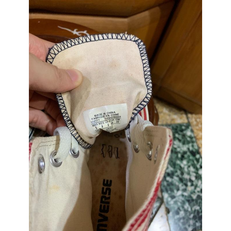 Converse All star 帆布鞋 美國國旗配色-細節圖8