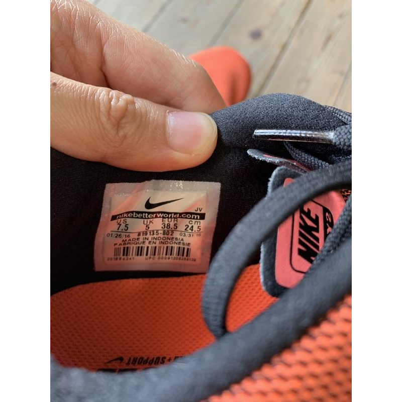 Nike Fury 2  女生慢跑鞋 橘-細節圖6