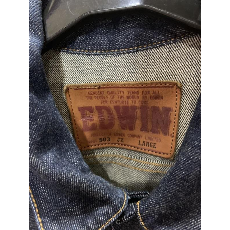 Edwin 牛仔外套 單寧-細節圖3