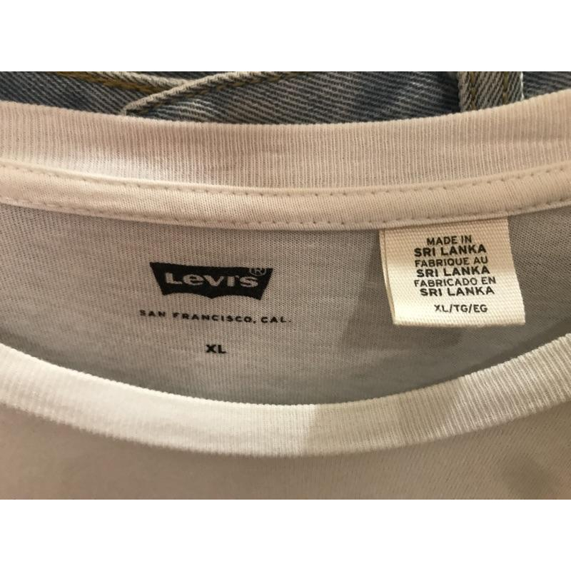 Levi’s 白上衣 501-細節圖3
