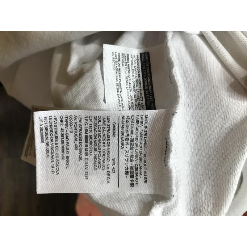 Levi’s 白上衣 501-細節圖4