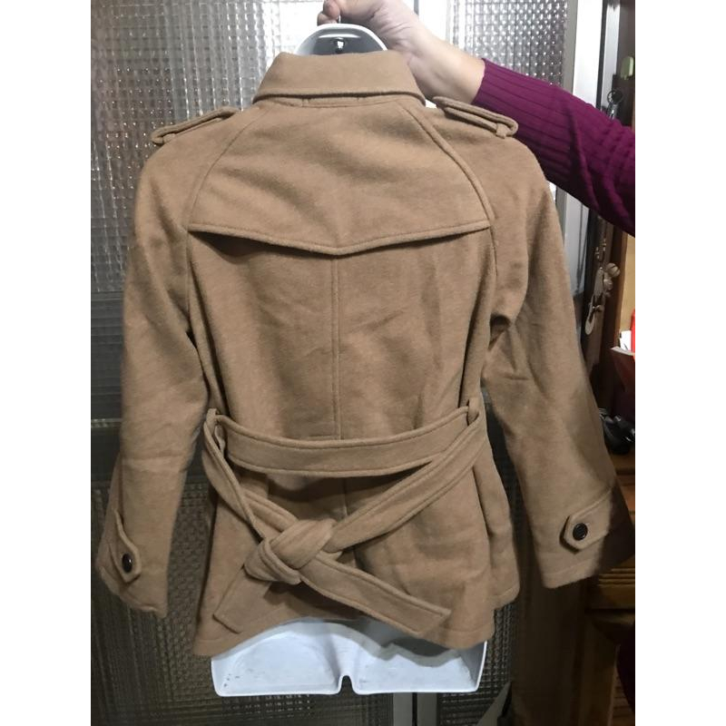 Uniqlo 排扣外套 羊毛-細節圖3