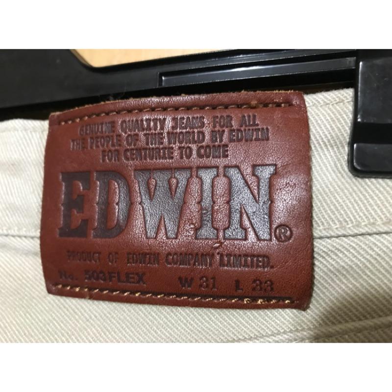 Edwin 卡其長褲 二手良品-細節圖2