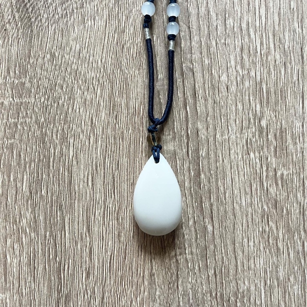 ㄅㄆㄇㄈ水晶寶寶工作室- 白玉項鍊-細節圖5