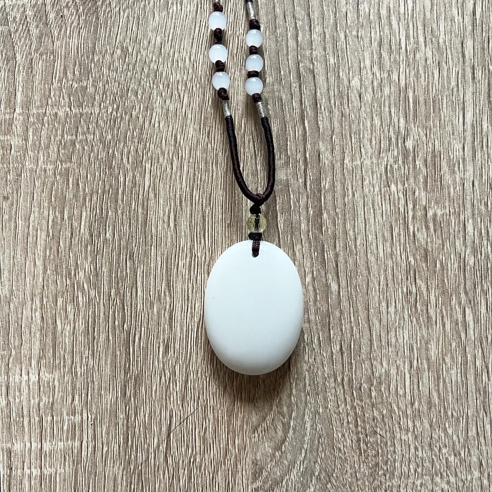 ㄅㄆㄇㄈ水晶寶寶工作室- 白玉項鍊-細節圖6