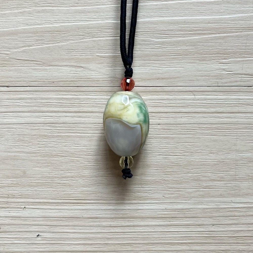 ㄅㄆㄇㄈ水晶寶寶工作室- 綠水晶 海洋玉隨-細節圖2