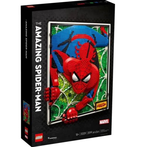 ❗️現貨❗️《超人強》樂高LEGO 31209 驚奇蜘蛛人 The Amazing SpiderMan Art系列