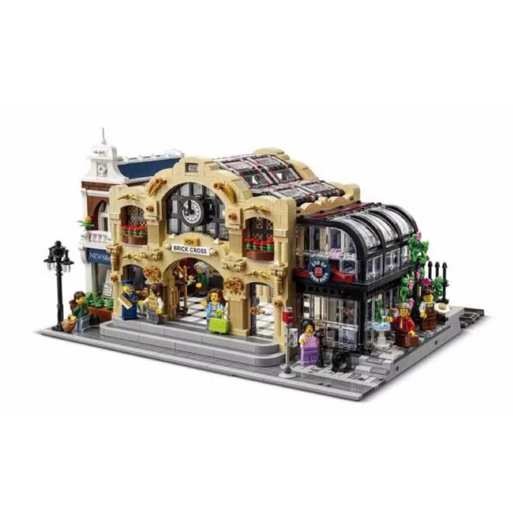 ❗️超人強❗️樂高LEGO 910034 bricklink磚塊十字火車站-細節圖2