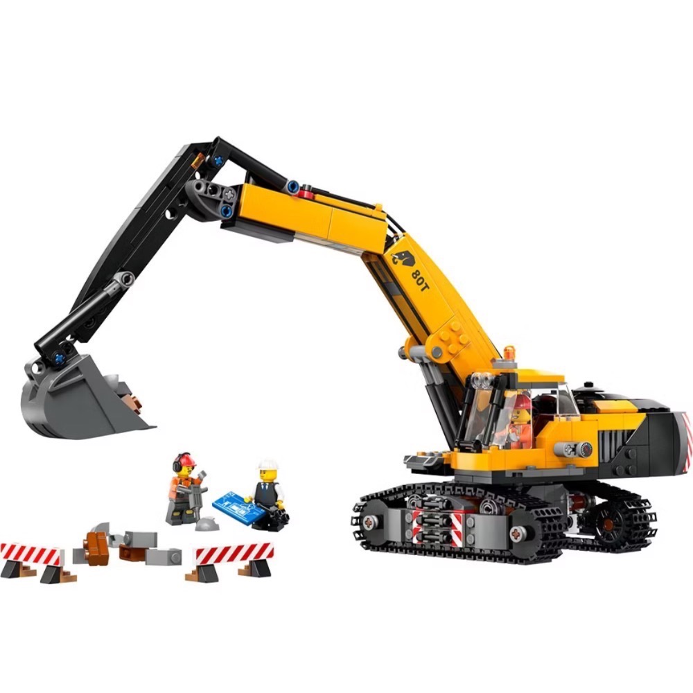 ❗️超人強❗️樂高LEGO 60420 工程挖掘機 城市系列-細節圖3