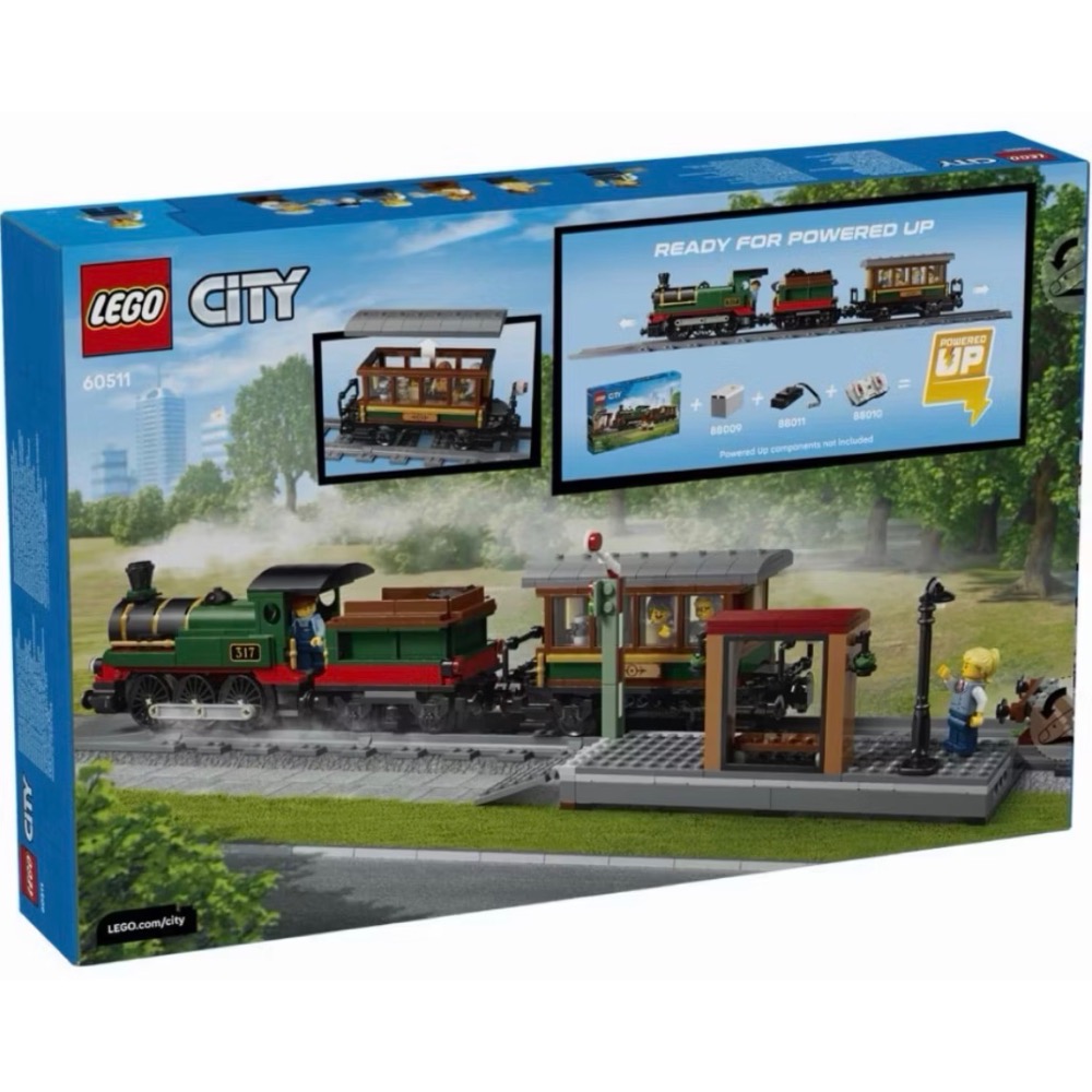 ❗️超人強❗️樂高LEGO 60511 復古 蒸汽 火車 城市系列-細節圖2