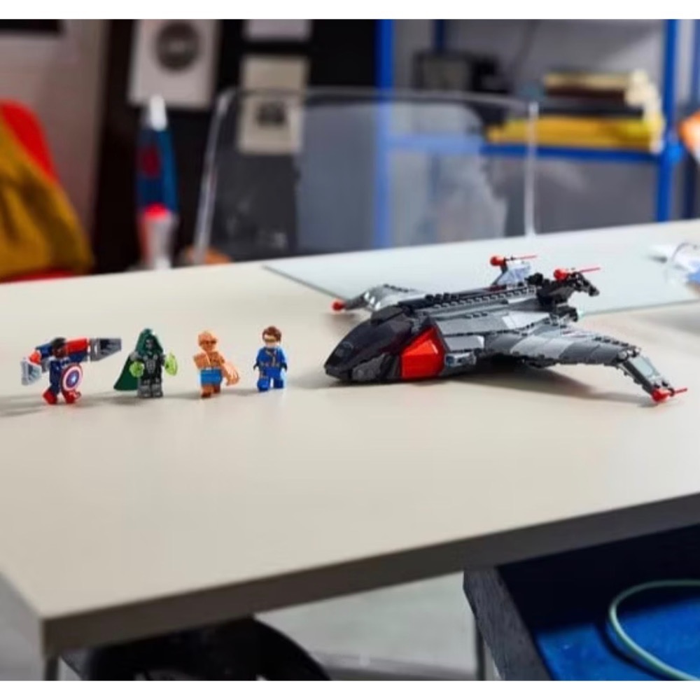 ❗️超人強❗️樂高LEGO 76347 《復仇者聯盟：末日崛起》昆式戰機-細節圖3