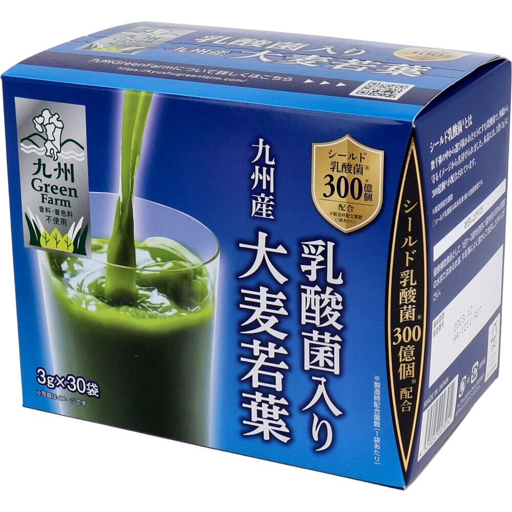 日本 九州產 乳酸菌大麥若葉 3gx30袋入 日本青汁 4529052003914 日本代購-細節圖2