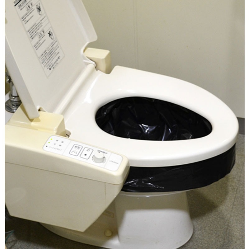 日本 日本 kokubo 緊急便攜式廁所 10入 停水 停電 應急馬桶 防災用品 簡易便器 一次性移動廁所-細節圖3